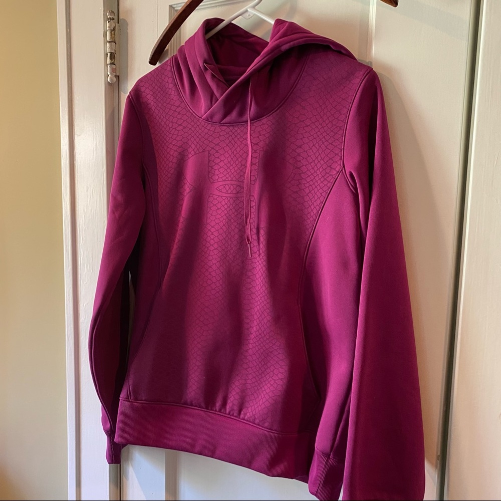 Under Armour Cold Gear hoodie with reflective logo